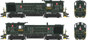 Bowser - Ho ALCo RS-3 PRR Decal Hammerhead 5569 - 25243