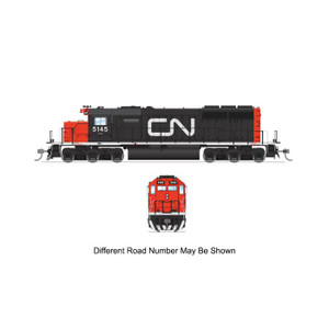 Broadway Limited - HO SD40 no snd CN #5145 Noodle - 9034