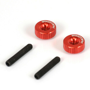 Exotek - Twist Nuts For M3 Thread, Red - 1191RD Exotek - Twist Nuts For M3 Thread, Red - 1191RD