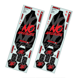Jconcepts - RM2, No Apologies RC10B7 | RC10B7D precut chassis protective sheet, 2pc - 8155 Jconcepts - RM2, No Apologies RC10B7 | RC10B7D precut chassis protective sheet, 2pc - 8155