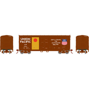 Roundhouse - HO RND 40' Grain Loading Box Car, UP #113133 - -1848