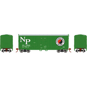 Roundhouse - HO RND 40' Grain Loading Box Car, NP #8437 - -1852