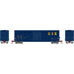 Athearn - N ATH 50' Waffle Box Car, CSXT #123771 - -1889 Athearn - N ATH 50' Waffle Box Car, CSXT #123771 - -1889