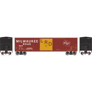 Athearn - HO ATH 50' Youngstown Plug Door Box Car, MILW #3077 - -2059 Athearn - HO ATH 50' Youngstown Plug Door Box Car, MILW #3077 - -2059
