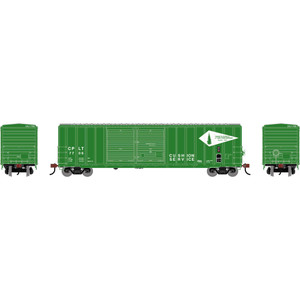 Athearn - HO ATH 50' FMC 5077 DD Offset Box Car, CPLT #7706 - -1738 Athearn - HO ATH 50' FMC 5077 DD Offset Box Car, CPLT #7706 - -1738