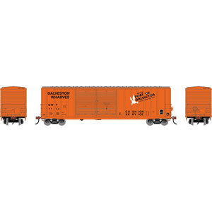 Athearn - HO ATH 50' FMC 5347 DD Offset Box Car, GWF #1144 - -1746 Athearn - HO ATH 50' FMC 5347 DD Offset Box Car, GWF #1144 - -1746