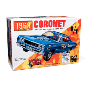 ROUND 2 - 1:25 1968 Dodge Coronet Hardtop w/ Trailer - 975