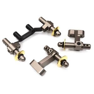 Integy - F&R Body Mounts Set for Arrma 1/10 Kraton 4X4 4S V2 BLX - C32935GREY