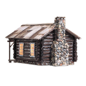 Woodland Scenics - N-Scale Cozy Cabin - BR4961