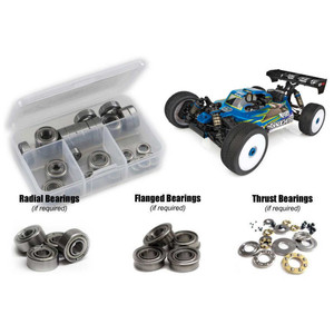 RC Screwz - Associated RC8B4.1 Nitro 1/8th (#80949) Rubber Shielded Bearing Kit - ASC140B RC Screwz - Associated RC8B4.1 Nitro 1/8th (#80949) Rubber Shielded Bearing Kit - ASC140B