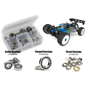 RC Screwz - Associated RC8B4.1 Nitro 1/8th (#80949) Metal Shielded Bearing Kit - ASC140R RC Screwz - Associated RC8B4.1 Nitro 1/8th (#80949) Metal Shielded Bearing Kit - ASC140R