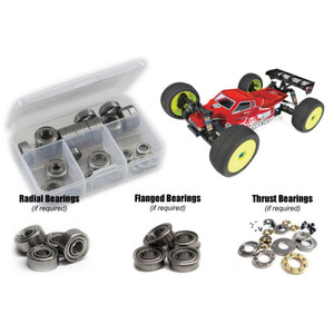 RC Screwz - Associated RC8T4e 1/8th (#80948) Rubber Shielded Bearing Kit - ASC141B RC Screwz - Associated RC8T4e 1/8th (#80948) Rubber Shielded Bearing Kit - ASC141B