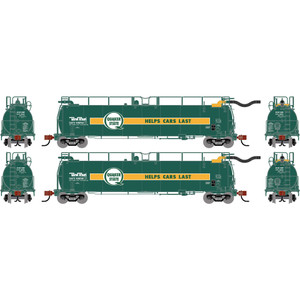 Athearn - N ATH TankTrain Intermediate, GATX Quaker State #69254/69255 (2) - -1790 Athearn - N ATH TankTrain Intermediate, GATX Quaker State #69254/69255 (2) - -1790