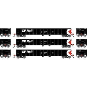 Athearn - HO ATH 52' Mill Gondola, CP #330913/330917/330920 (3) - -1998 Athearn - HO ATH 52' Mill Gondola, CP #330913/330917/330920 (3) - -1998