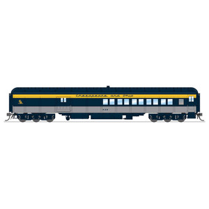 Broadway Limited Imports - HO Scale C&O Coach-Baggage Combine, #458, Tri-Color Paint - 9115 Broadway Limited Imports - HO Scale C&O Coach-Baggage Combine, #458, Tri-Color Paint - 9115