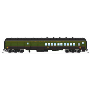 Broadway Limited Imports - HO Scale CN Coach-Baggage Combine, #7185, Green/Black/Yellow - 9117 Broadway Limited Imports - HO Scale CN Coach-Baggage Combine, #7185, Green/Black/Yellow - 9117