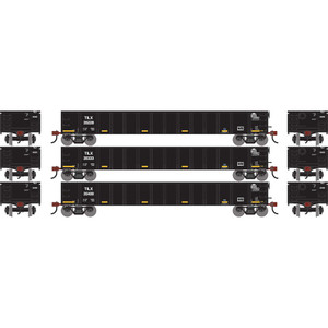 Athearn - HO ATH 52' Mill Gondola, TILX #35228/35333/35400 (3) - -1876 Athearn - HO ATH 52' Mill Gondola, TILX #35228/35333/35400 (3) - -1876