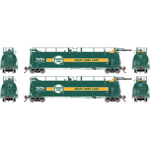 Athearn - HO GEN TankTrain A/A, GATX Quaker State #69251/69257 (2) - G-1333 Athearn - HO GEN TankTrain A/A, GATX Quaker State #69251/69257 (2) - G-1333