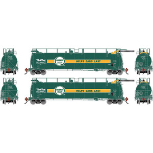 Athearn - HO GEN TankTrain Intermediate, GATX Quaker State #69263/69264 (2) - G-1337 Athearn - HO GEN TankTrain Intermediate, GATX Quaker State #69263/69264 (2) - G-1337