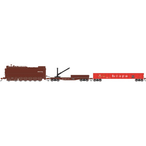 Athearn - HO ATH MOW Set, BN Fuel Oil Tank Car #973160/Derrick Car #971368/52' Mill Gondola  #83375 (3) - -1817 Athearn - HO ATH MOW Set, BN Fuel Oil Tank Car #973160/Derrick Car #971368/52' Mill Gondola  #83375 (3) - -1817