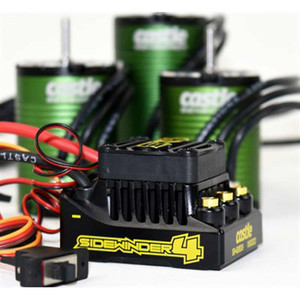 Castle Creations - SW 4, 12.6V, 2A BEC, WP SENSORLESS ESC W/1412-2100 SENSORED MOTOR - 010016408 Castle Creations - SW 4, 12.6V, 2A BEC, WP SENSORLESS ESC W/1412-2100 SENSORED MOTOR - 010016408