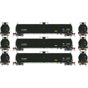 Athearn - HO GEN UTC 33K LPG Tank Car- Early, Primed For Grime ROCX #8029/8034/8038 (3) - G-1519