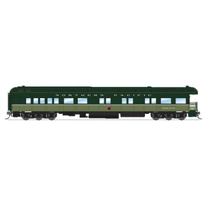 Broadway Limited Imports - HO Scale NP Heavyweight 5-Car Passenger Set, Loewy Two-Tone Green - 9102 Broadway Limited Imports - HO Scale NP Heavyweight 5-Car Passenger Set, Loewy Two-Tone Green - 9102