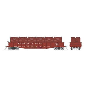 Rapido Trains - HO G22b Gondola w/containers: PRR - Shadow Keystone (AB brakes): 6-Pack - 194006 Rapido Trains - HO G22b Gondola w/containers: PRR - Shadow Keystone (AB brakes): 6-Pack - 194006