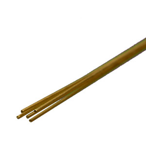K & S Metals - Round Brass Rod: 0.020" OD x 12" Long - 8159