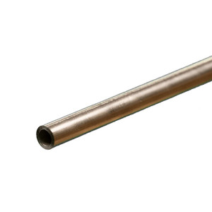 K & S Metals - Round Stainless Steel Tube: 3/16" OD x 22 Gauge x 12" Long - 87113