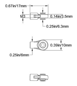 RC4WD - M3 Mini Plastic Rod End (20x) - ZS0398 RC4WD - M3 Mini Plastic Rod End (20x) - ZS0398
