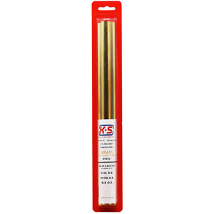 K & S Metals - Round Brass Telescopic Tubing Assortment Large - 3402 K & S Metals - Round Brass Telescopic Tubing Assortment Large - 3402