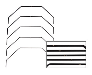 Team Associated - Front Anti-Roll Bar Set - 92459