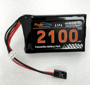 Power Hobby - LiFe 6.6V 2100mah Futaba Transmitter Battery Pack - 5658 Power Hobby - LiFe 6.6V 2100mah Futaba Transmitter Battery Pack - 5658