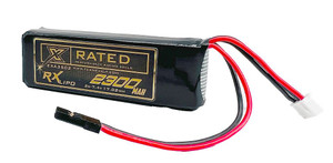 Exalt - 2S 7.4V 2300MAH TX/RX Reciever w/Futaba Connector, X-Rated - 3502