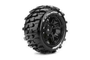 Louise RC - MFT X-Champ Sport Monster Truck Tires, 24mm Hex, Mounted - LT3349BM