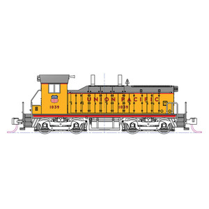 Kato USA - (N)EMD NW2 Union Pacific #1039 w/ Preinstalled DCC - 176-4380-DCC Kato USA - (N)EMD NW2 Union Pacific #1039 w/ Preinstalled DCC - 176-4380-DCC