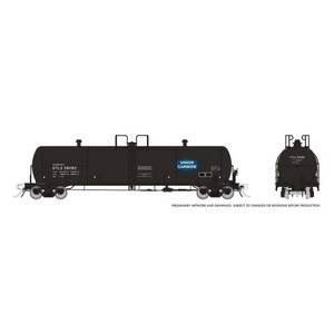 Rapido Trains - HO Procor 20K gal Tank Car: Union Carbide (UTLX): Single Car - 135022A Rapido Trains - HO Procor 20K gal Tank Car: Union Carbide (UTLX): Single Car - 135022A