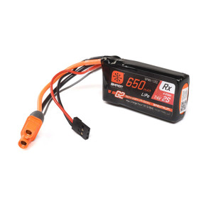 Spektrum - Smart G2 Receiver LiPo 650mAh 2S 15C IC3 - X-1052 Spektrum - Smart G2 Receiver LiPo 650mAh 2S 15C IC3 - X-1052