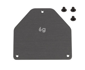 Team Associated - RC10B7 FT Aluminum Servo Weight Plate, 6g - 92444