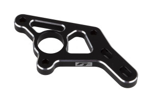 Team Associated - RC10B7 FT Motor Mount, Black Aluminum - 92476