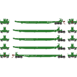 Athearn - HO ATH Impack Spine Car, BN #637501 (5) - -2099 Athearn - HO ATH Impack Spine Car, BN #637501 (5) - -2099