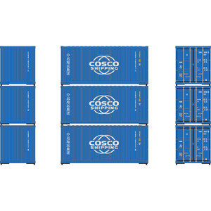 Athearn - HO ATH 20' Corrugated Containers, CSNU #1083017/1083035/1092270 (3) - -2227 Athearn - HO ATH 20' Corrugated Containers, CSNU #1083017/1083035/1092270 (3) - -2227