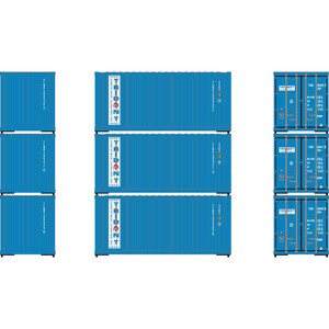 Athearn - HO ATH 20' Corrugated Containers, TLNU #2004267/2002710/2004098 (3) - -2229 Athearn - HO ATH 20' Corrugated Containers, TLNU #2004267/2002710/2004098 (3) - -2229
