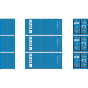 Athearn - N ATH 20' Corrugated Containers, TLNU #2004267/2002710/2004098 (3) - -2235 Athearn - N ATH 20' Corrugated Containers, TLNU #2004267/2002710/2004098 (3) - -2235