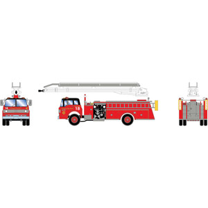 Athearn - HO ATH Ford C Fire Truck TeleSqurt, Chicago #18 - -2265 Athearn - HO ATH Ford C Fire Truck TeleSqurt, Chicago #18 - -2265