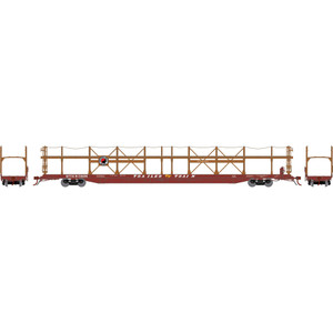 Athearn - HO GEN F89F Bi-Level Auto Rack, NP/BTTX #913605 - G-1773
