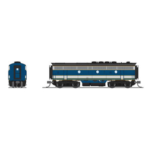 Broadway Limited Imports - EMD F3B, Demo 754B1, Blue & Aluminum, No-Sound / DCC-Ready, N - 9225 Broadway Limited Imports - EMD F3B, Demo 754B1, Blue & Aluminum, No-Sound / DCC-Ready, N - 9225