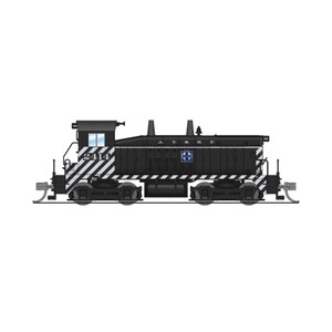 Broadway Limited Imports - EMD NW2 Switcher, ATSF 2414, Zebra Stripes, No-Sound / DCC-Ready, N - 9320 Broadway Limited Imports - EMD NW2 Switcher, ATSF 2414, Zebra Stripes, No-Sound / DCC-Ready, N - 9320