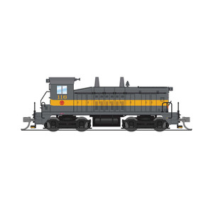 Broadway Limited Imports - EMD NW2 Switcher, NYO&W 123, Gray w/ Yellow, No-Sound / DCC-Ready, N - 9329 Broadway Limited Imports - EMD NW2 Switcher, NYO&W 123, Gray w/ Yellow, No-Sound / DCC-Ready, N - 9329